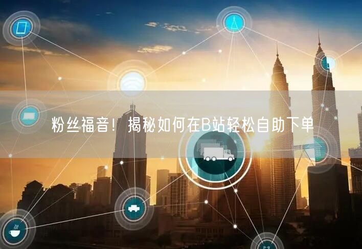粉丝福音！揭秘如何在B站轻松自助下单