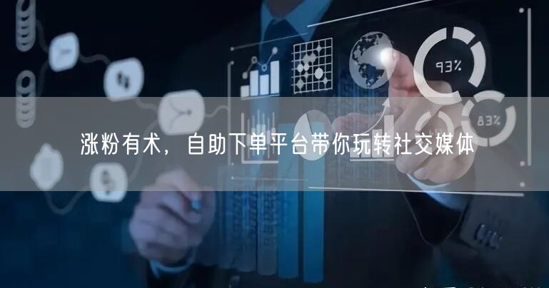 涨粉有术，自助下单平台带你玩转社交媒体