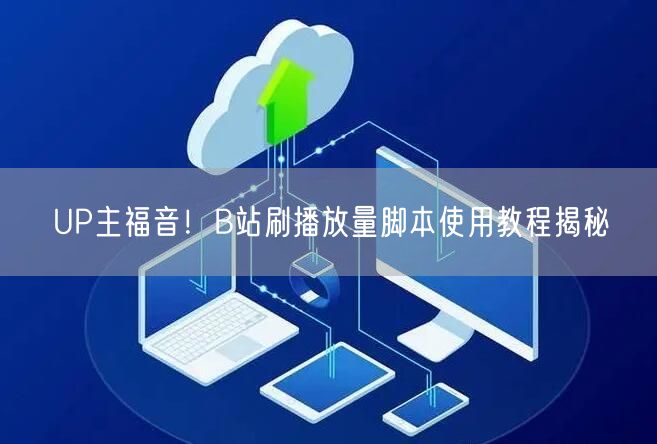 UP主福音！B站刷播放量脚本使用教程揭秘