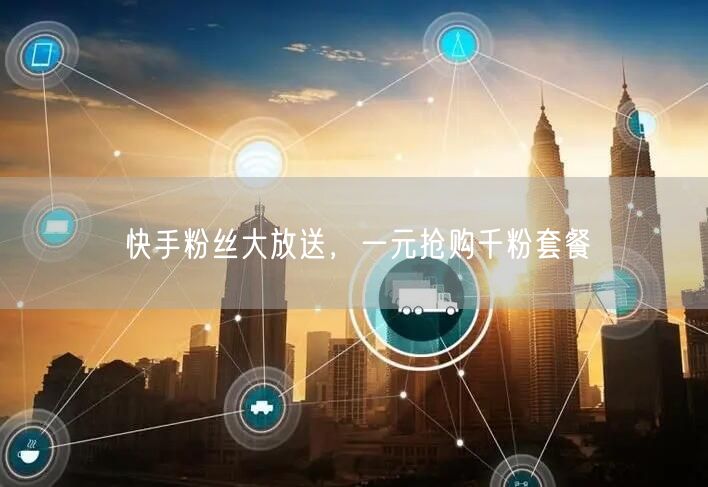 快手粉丝大放送，一元抢购千粉套餐